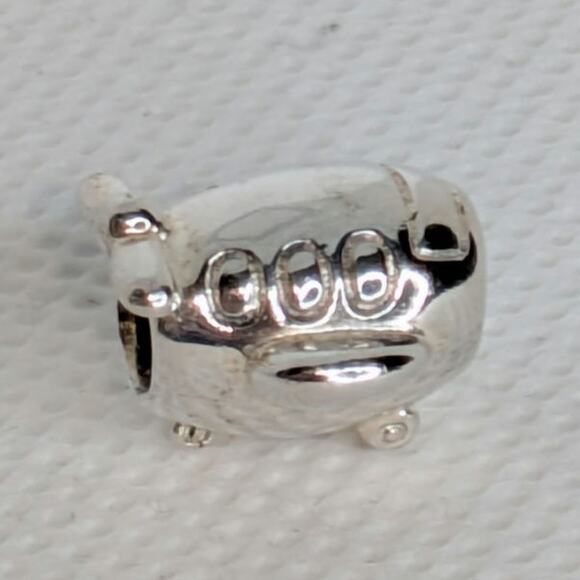 RETIRED PANDORA AIRPLANE CHARM STERLING SILVER 925 ALE 790561 TRAVEL & ADVENTURE - Picture 2 of 4